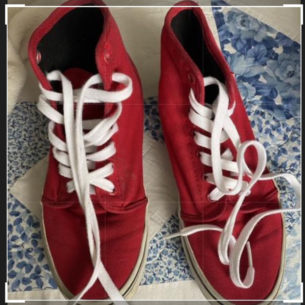 Vans Red High Tops